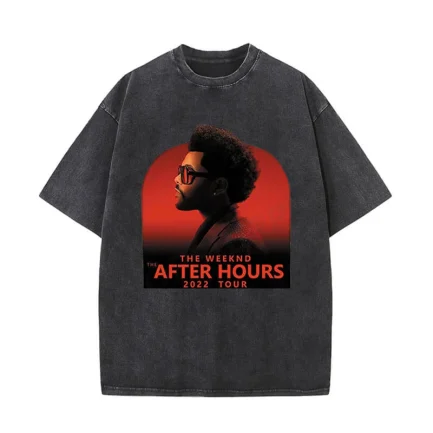 The Weeknd After Hours 2022 Tour T-Shirt Stylish Souvenir for XO Fans